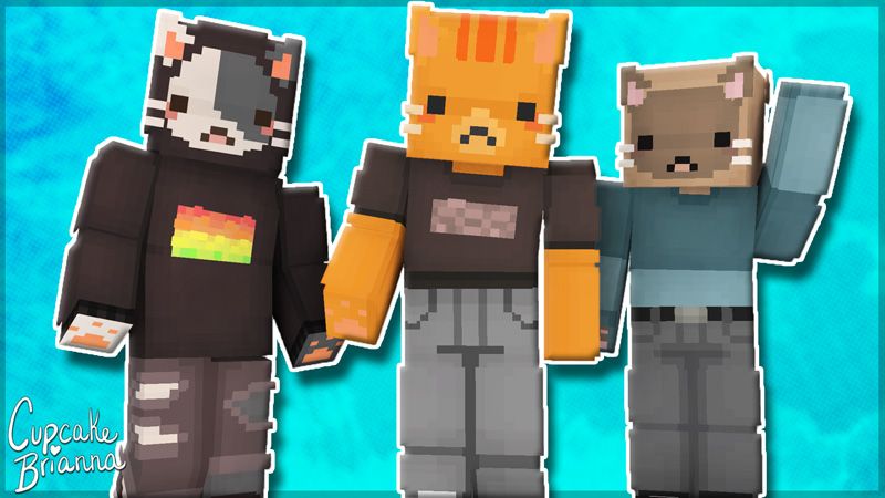 Trendy Cats HD Skin Pack on the Minecraft Marketplace by CupcakeBrianna