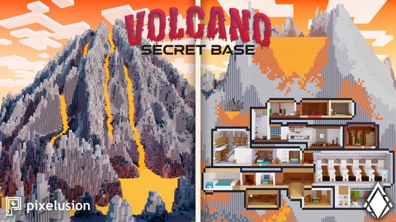 Volcano Secret Base on the Minecraft Marketplace by Pixelusion Volcano Secret Base on the Minecraft Marketplace by Pixelusion