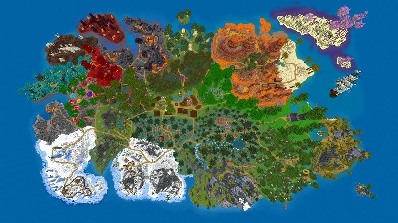 30+ Biomes - Hardcore World by The Craft Stars
