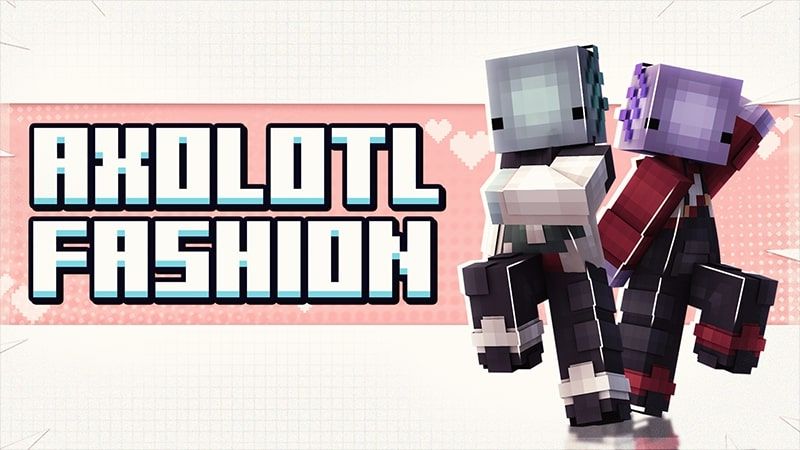 Axoltol Fashion on the Minecraft Marketplace by Mine-North Axoltol Fashion on the Minecraft Marketplace by Mine-North