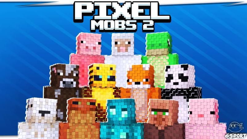 Pixel Mobs 2 on the Minecraft Marketplace by DigiPort Pixel Mobs 2 on the Minecraft Marketplace by DigiPort