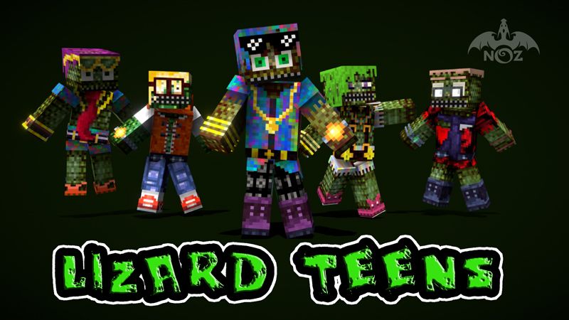 Lizard Teens on the Minecraft Marketplace by Dragnoz