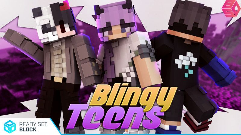 Blingy Teens on the Minecraft Marketplace by Ready, Set, Block! Blingy Teens on the Minecraft Marketplace by Ready, Set, Block!