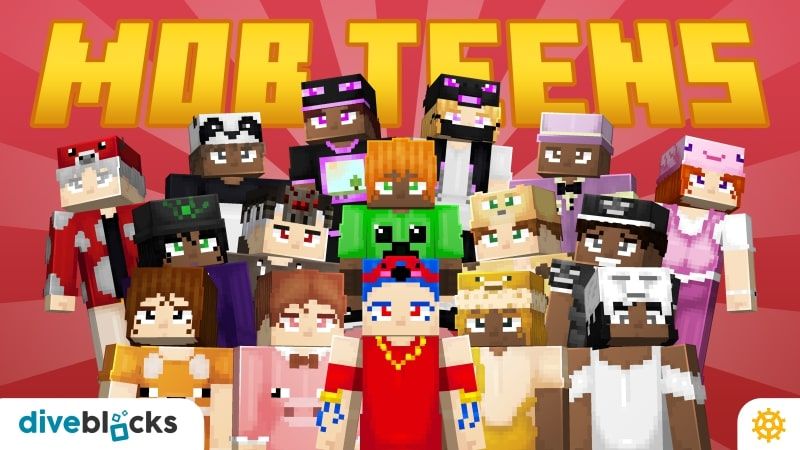 Mob Teens on the Minecraft Marketplace by Diveblocks Mob Teens on the Minecraft Marketplace by Diveblocks