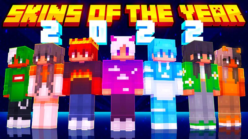 Skins of the Year 2022 on the Minecraft Marketplace by The Craft Stars