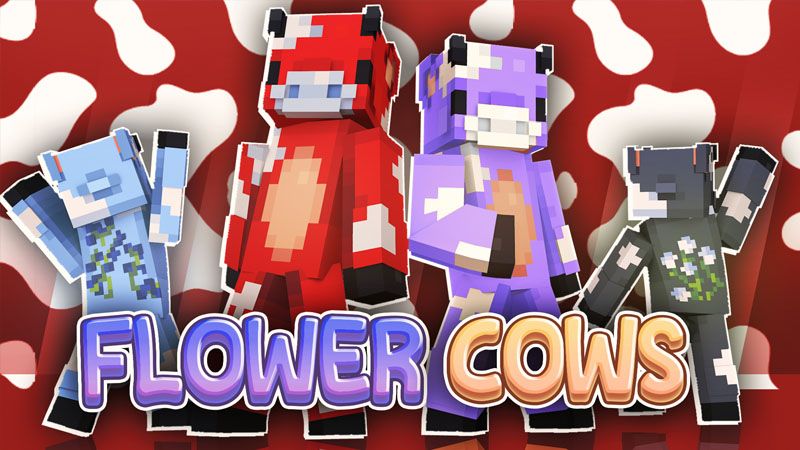 Flower Cows on the Minecraft Marketplace by CubeCraft Games