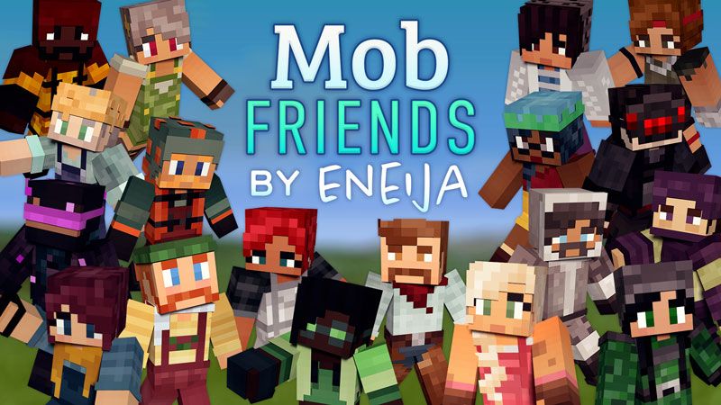 Mob Friends Skin Pack on the Minecraft Marketplace by Eneija