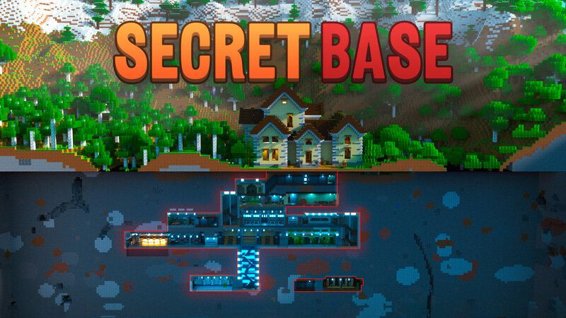 Secret Base on the Minecraft Marketplace by Dalibu Studios