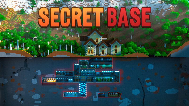 Secret Base on the Minecraft Marketplace by Dalibu Studios Secret Base on the Minecraft Marketplace by Dalibu Studios