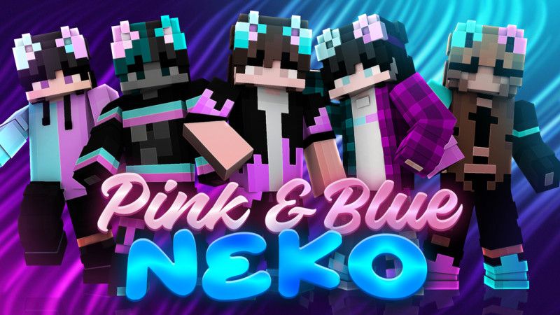 Pink  Blue Neko on the Minecraft Marketplace by Team Visionary