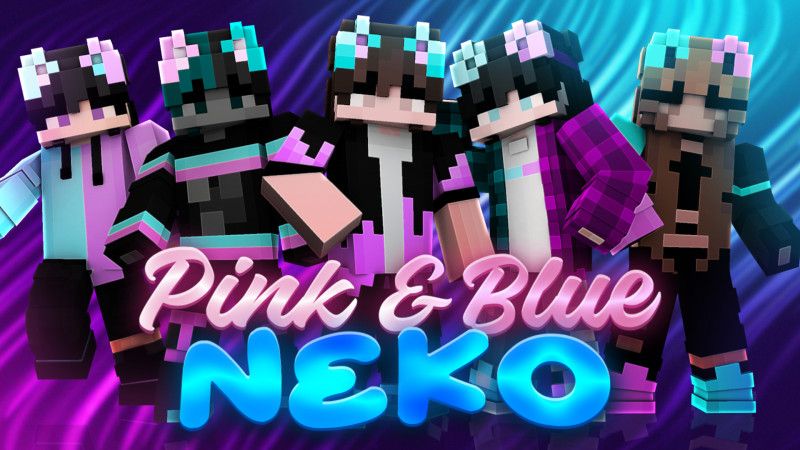 Pink Blue Neko on the Minecraft Marketplace by Team Visionary Pink Blue Neko on the Minecraft Marketplace by Team Visionary