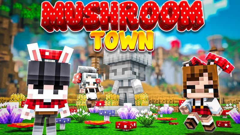 Mushroom Town on the Minecraft Marketplace by 4KS Studios