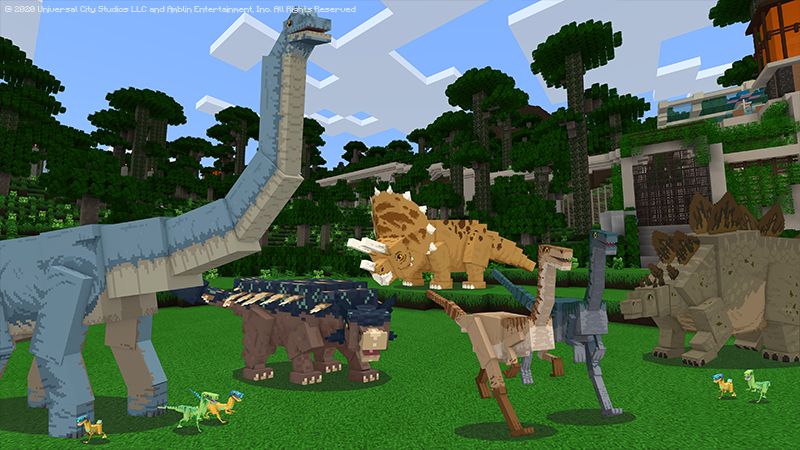 Jurassic World by Minecraft