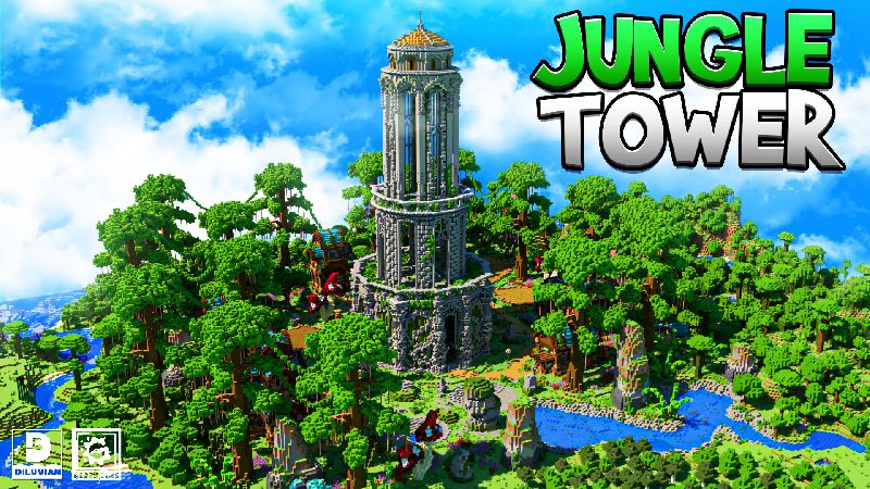 Jungle Tower on the Minecraft Marketplace by Gearblocks Jungle Tower on the Minecraft Marketplace by Gearblocks
