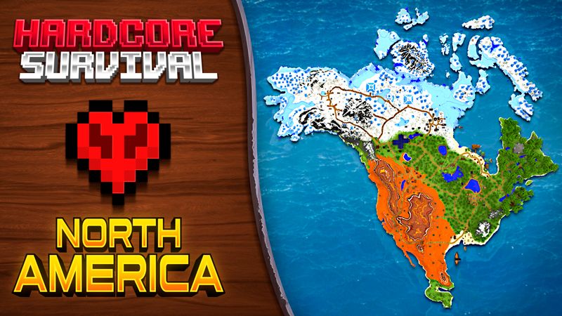 Hardcore Survival  N America on the Minecraft Marketplace by The Craft Stars