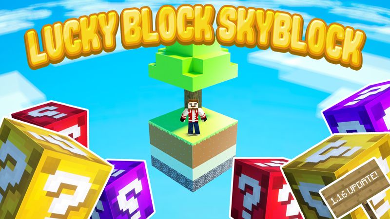 LUCKY BLOCK SKYBLOCK on the Minecraft Marketplace by Chunklabs LUCKY BLOCK SKYBLOCK on the Minecraft Marketplace by Chunklabs