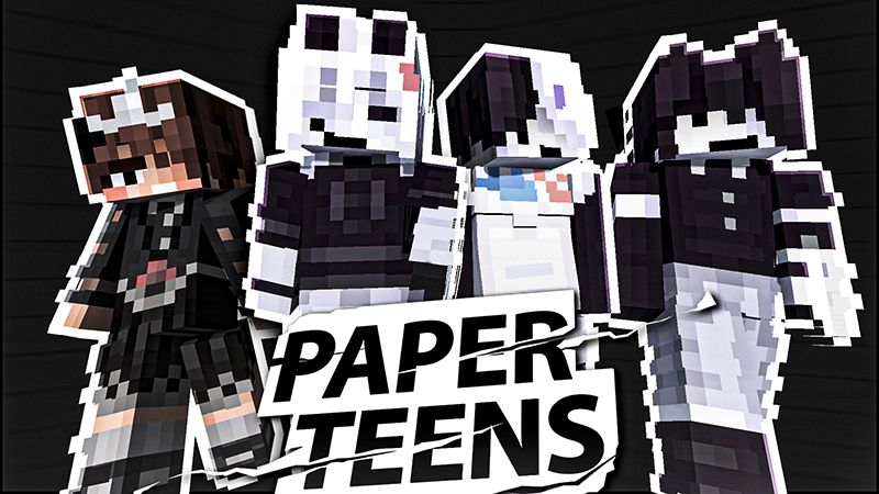 Paper Teens on the Minecraft Marketplace by Cubeverse