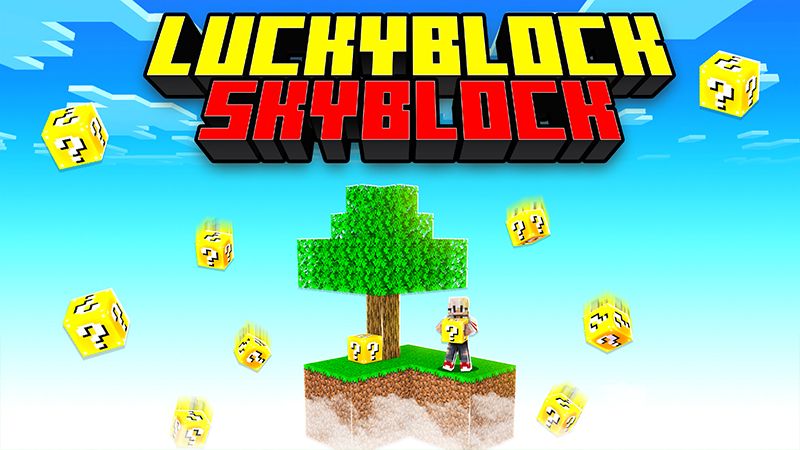Luckyblock Skyblock on the Minecraft Marketplace by ChewMingo