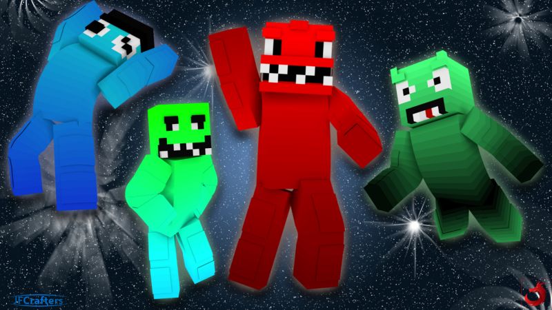 Rainbow Monsters on the Minecraft Marketplace by JFCrafters Rainbow Monsters on the Minecraft Marketplace by JFCrafters