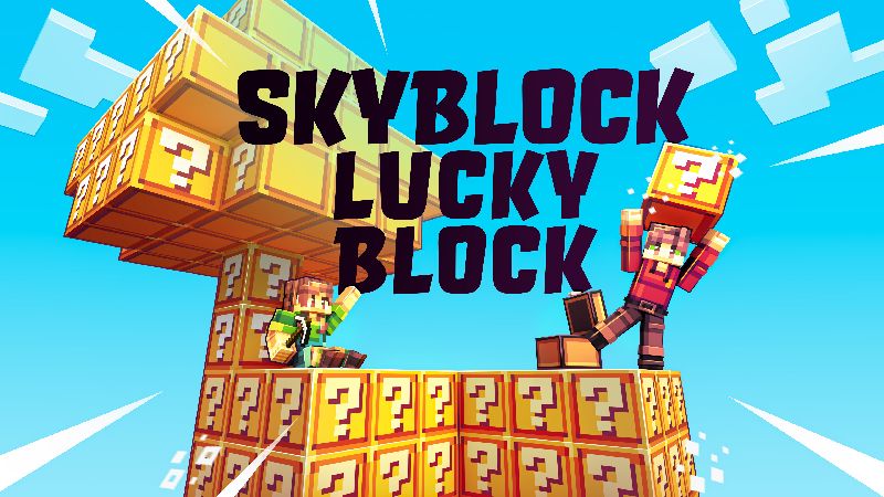 Skyblock Lucky Block on the Minecraft Marketplace by Blocky Skyblock Lucky Block on the Minecraft Marketplace by Blocky