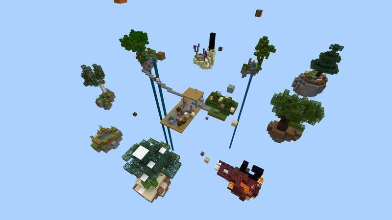 Skyblock Falling Blocks by Cubed Creations