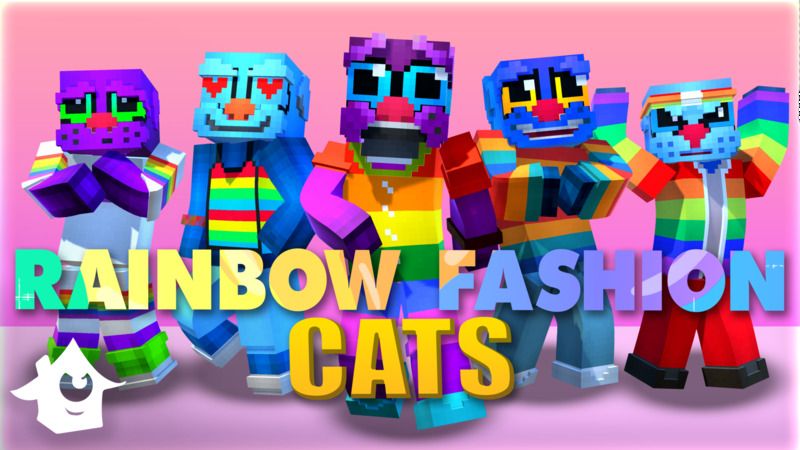 Rainbow Fashion Cats on the Minecraft Marketplace by House of How Rainbow Fashion Cats on the Minecraft Marketplace by House of How