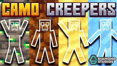 Camo Creepers on the Minecraft Marketplace by Diamond Studios