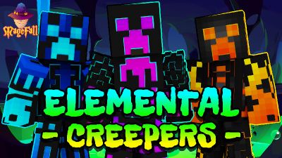 Elemental Creepers on the Minecraft Marketplace by Magefall