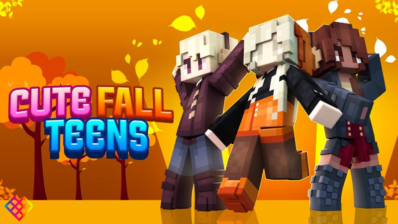 Cute Fall Teens on the Minecraft Marketplace by Rainbow Theory Cute Fall Teens on the Minecraft Marketplace by Rainbow Theory