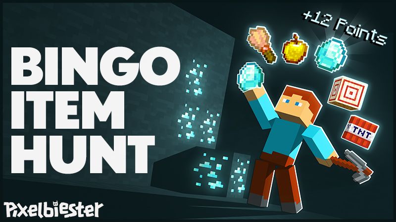 BINGO  Item Hunt on the Minecraft Marketplace by Pixelbiester