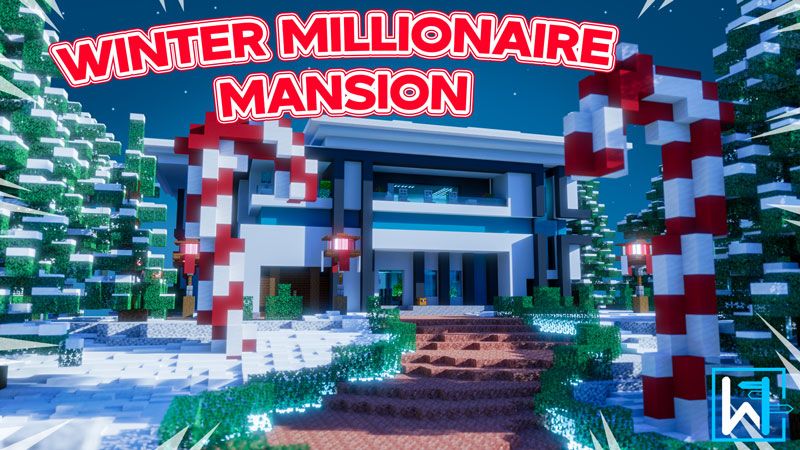 Winter Millionaire Mansion on the Minecraft Marketplace by Waypoint Studios