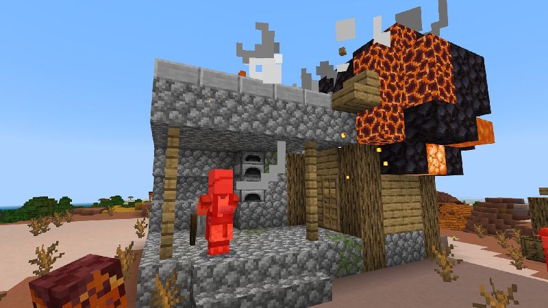 Becoming Lava Creeper by CubeCraft Games