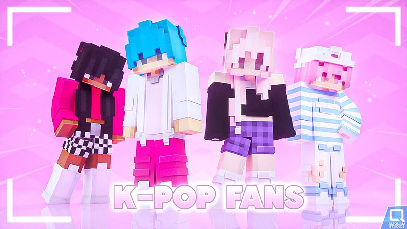 KPop Fans on the Minecraft Marketplace by Aliquam Studios KPop Fans on the Minecraft Marketplace by Aliquam Studios