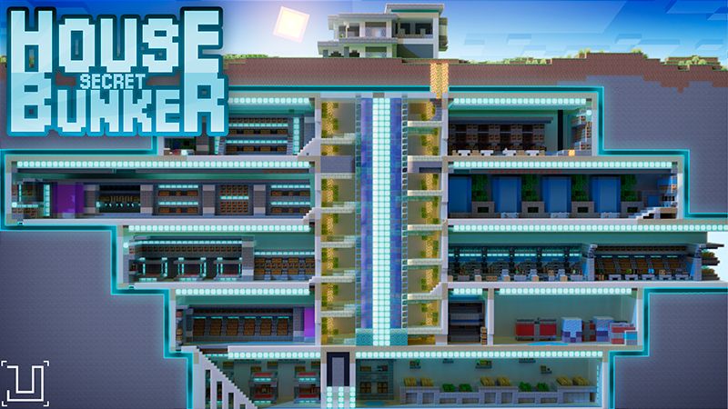 House Secret Bunker on the Minecraft Marketplace by UnderBlocks Studios