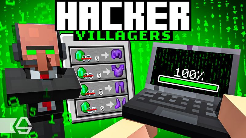 Hacker Villagers on the Minecraft Marketplace by Diamond Studios