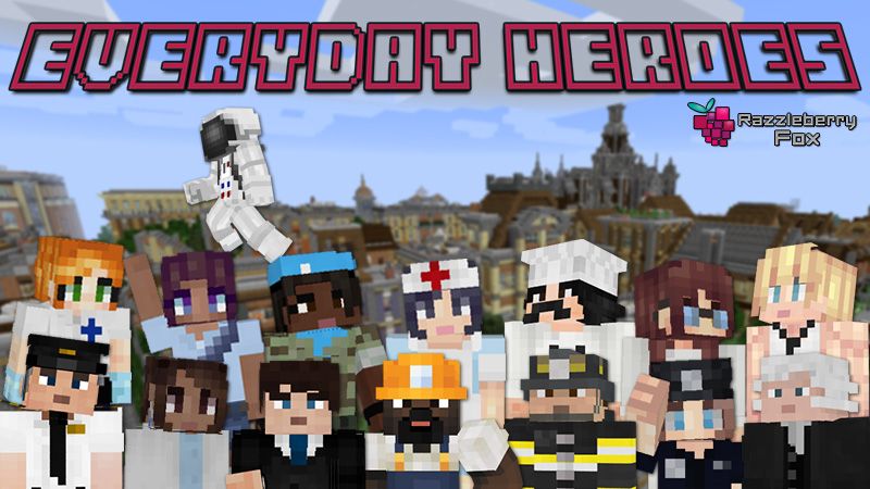 Everyday Heroes by Razzleberries (Minecraft Skin Pack) - Minecraft
