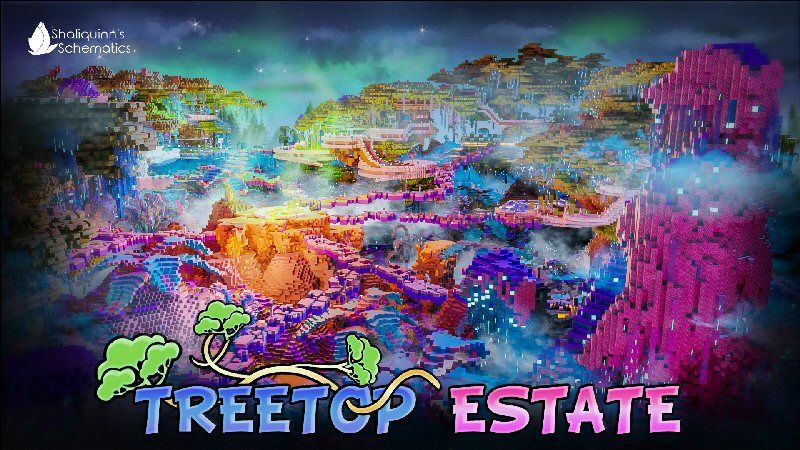Treetop Estate on the Minecraft Marketplace by Shaliquinn's Schematics
