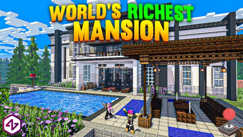Worlds Richest Mansion on the Minecraft Marketplace by 4KS Studios Worlds Richest Mansion on the Minecraft Marketplace by 4KS Studios