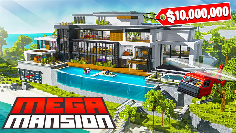 MEGA MANSION on the Minecraft Marketplace by RareLoot
