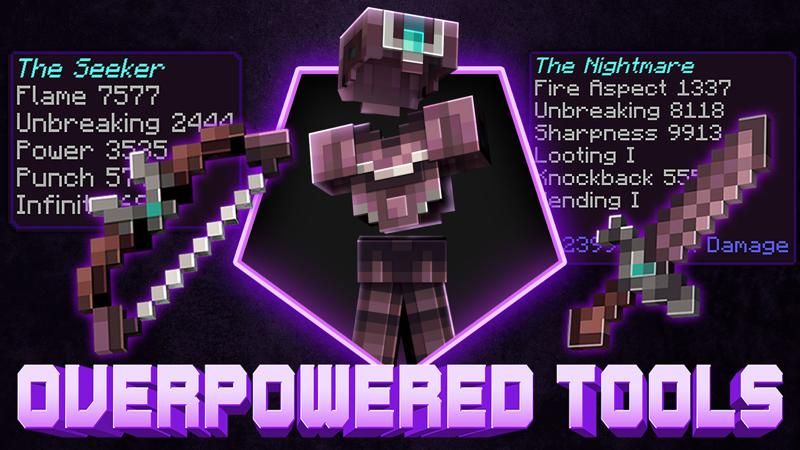 Overpowered Tools on the Minecraft Marketplace by 4KS Studios Overpowered Tools on the Minecraft Marketplace by 4KS Studios