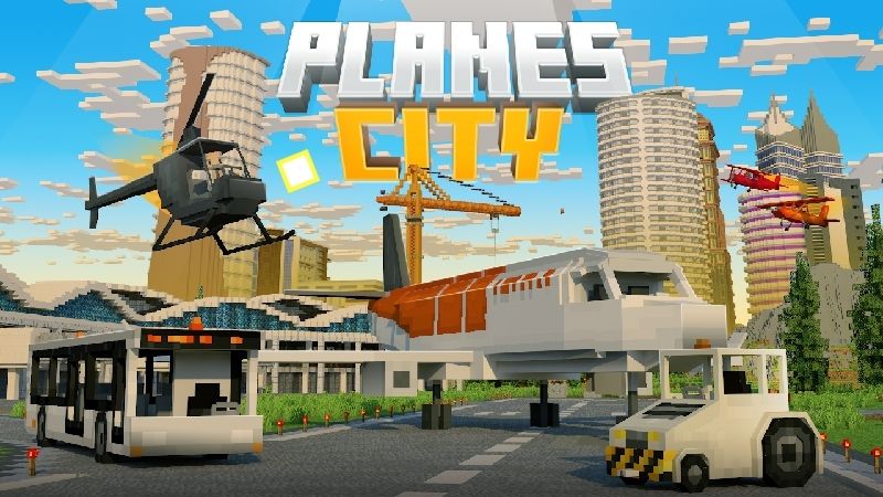 Planes City on the Minecraft Marketplace by Kubo Studios Planes City on the Minecraft Marketplace by Kubo Studios