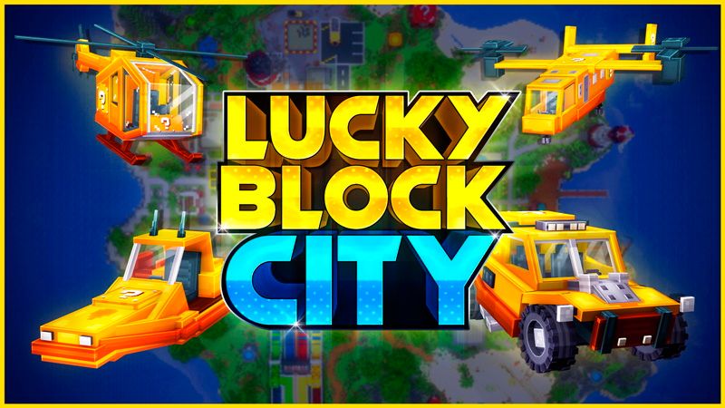 Lucky Block City on the Minecraft Marketplace by The Craft Stars Lucky Block City on the Minecraft Marketplace by The Craft Stars