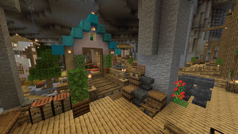 Village In a Cave Village In a Cave by Pixell Studio