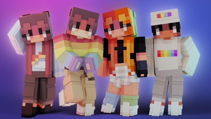 Rainbow Gamers on the Minecraft Marketplace by Sapix Rainbow Gamers on the Minecraft Marketplace by Sapix
