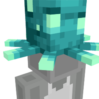Glow Squid Hat By Spark Universe Minecraft Marketplace