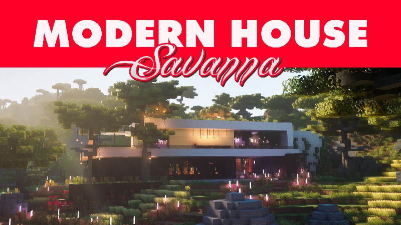 Modern House  Savanna on the Minecraft Marketplace by In Mine