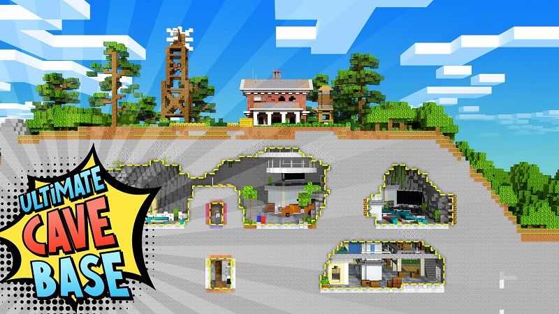Ultimate Cave Base on the Minecraft Marketplace by Nitric Concepts Ultimate Cave Base on the Minecraft Marketplace by Nitric Concepts