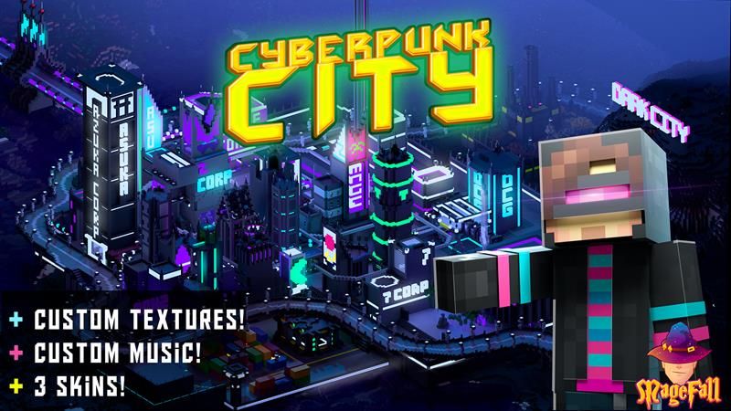 Cyberpunk City on the Minecraft Marketplace by Magefall