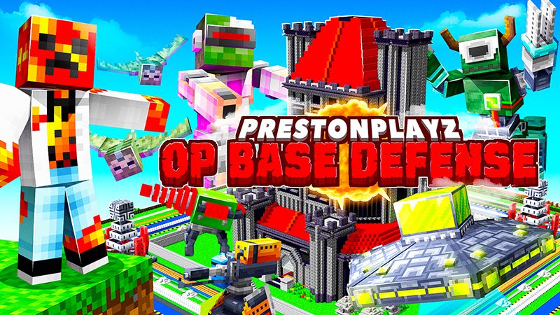 PrestonPlayz OP Base Defense on the Minecraft Marketplace by Meatball Inc