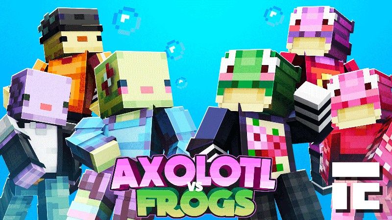 Axolotl VS Frogs on the Minecraft Marketplace by Pixel Core Studios Axolotl VS Frogs on the Minecraft Marketplace by Pixel Core Studios